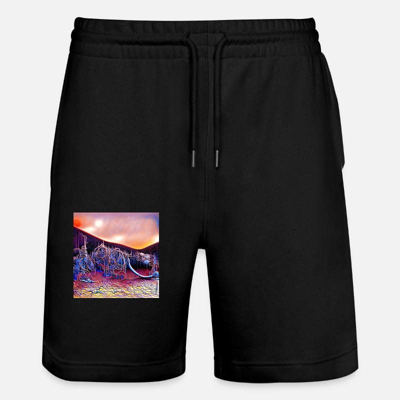 CADAQUES - Short de jogging bio TRAINER Stanley/Stella unisexe - noir