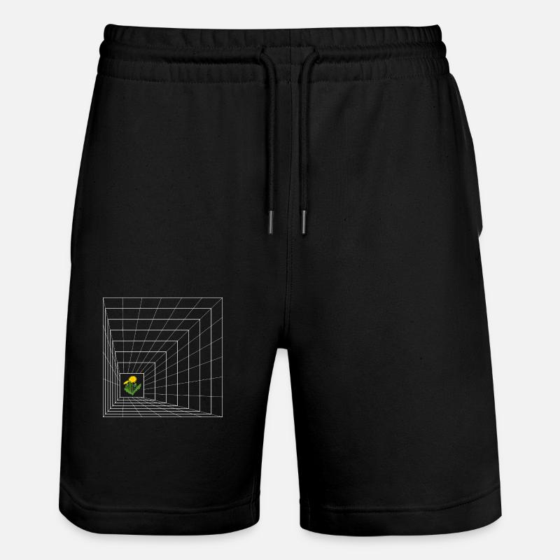 Grafik Löwenzahn - Stanley/Stella Unisex Bio Joggingshorts Trainer  - Schwarz
