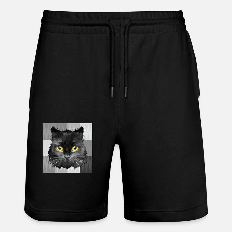 Chat - Short de jogging bio TRAINER Stanley/Stella unisexe - noir