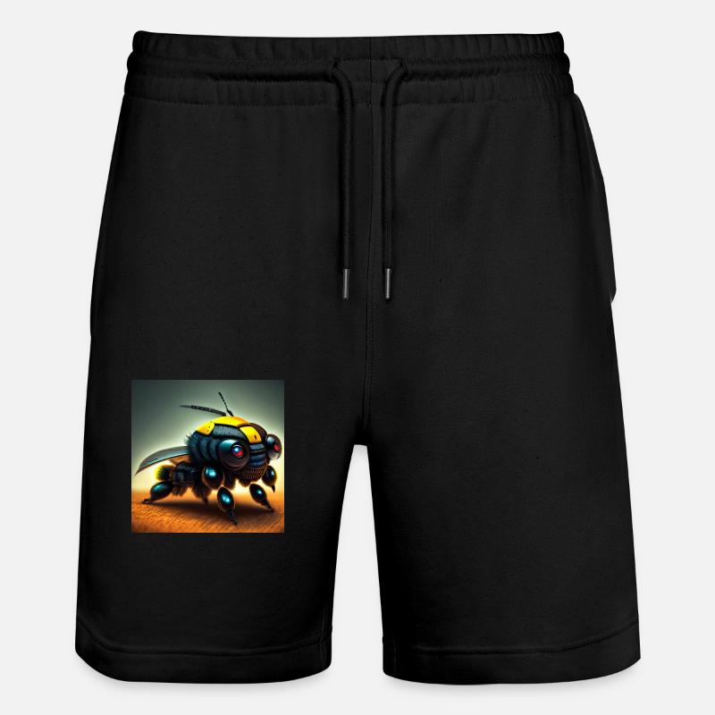 bionic bumblebee - Stanley/Stella Trainer Unisex Organic Jogging Shorts - black