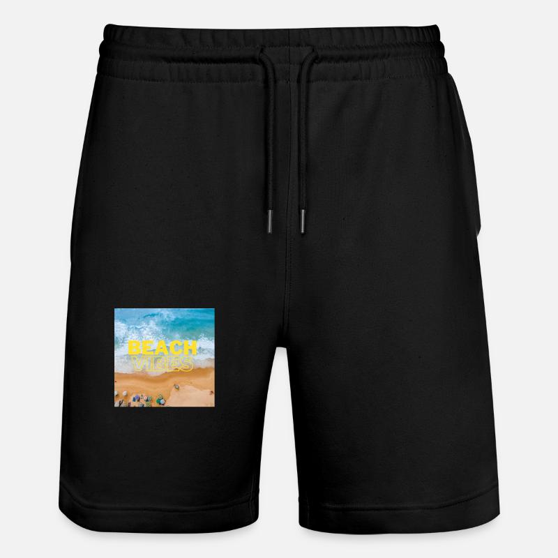 Beach - Stanley/Stella Unisex Bio Joggingshorts Trainer  - Schwarz