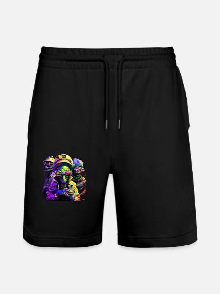 Martian Mafia - Stanley/Stella Trainer Unisex Organic Jogging Shorts - black