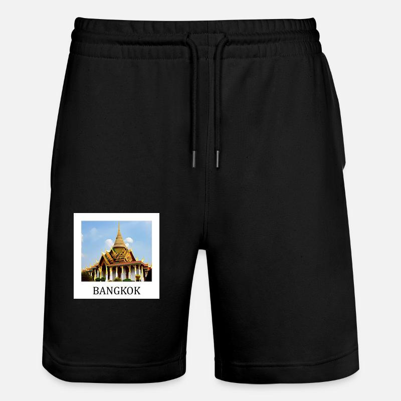 Bangkok - Short de jogging bio TRAINER Stanley/Stella unisexe - noir