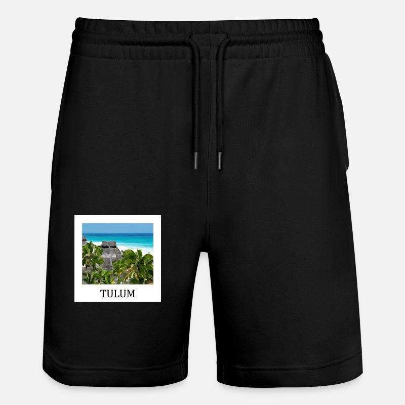 Tulum - Stanley/Stella Unisex Bio Joggingshorts Trainer  - Schwarz