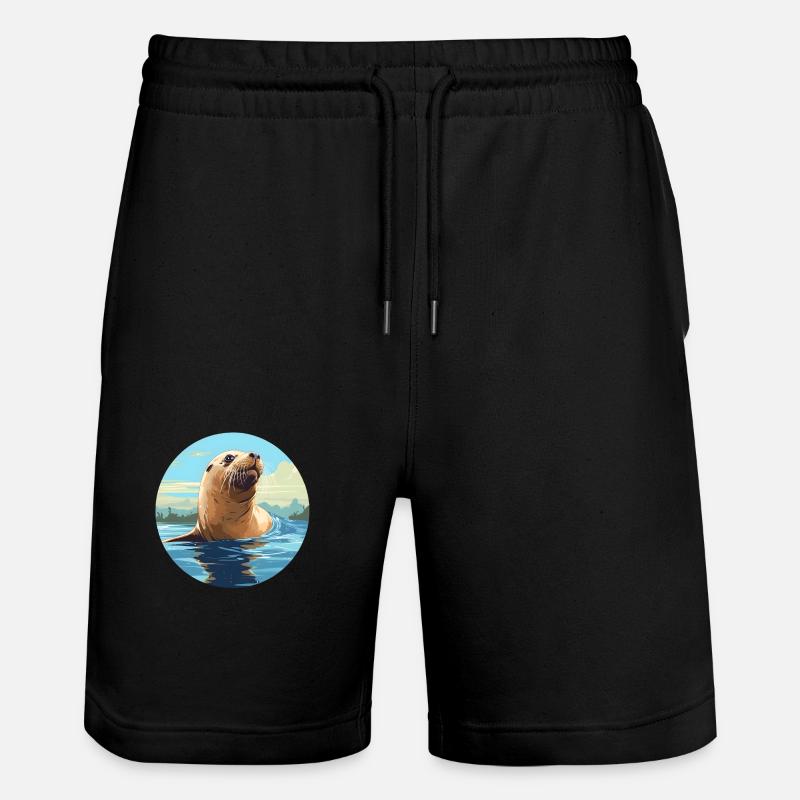 Otarie - Short de jogging bio TRAINER Stanley/Stella unisexe - noir