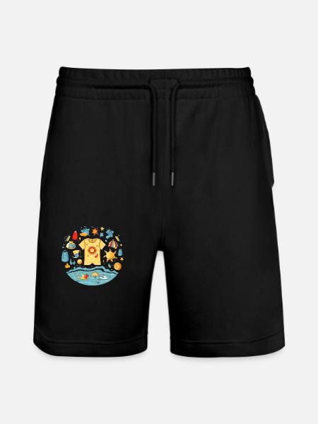 Kit de vacances - Short de jogging bio TRAINER Stanley/Stella unisexe - noir