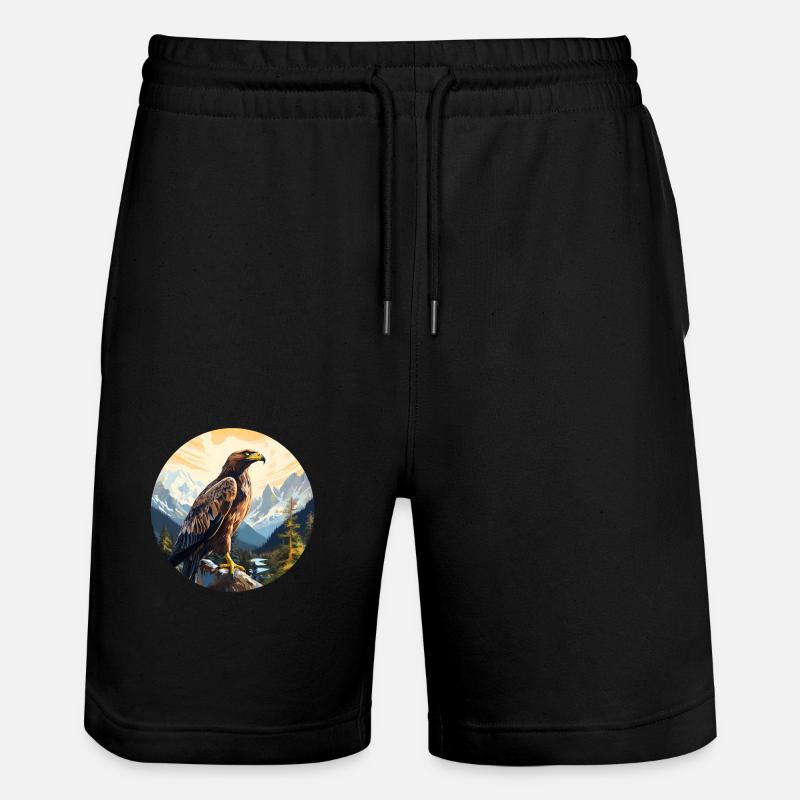 Aigle royal - Short de jogging bio TRAINER Stanley/Stella unisexe - noir