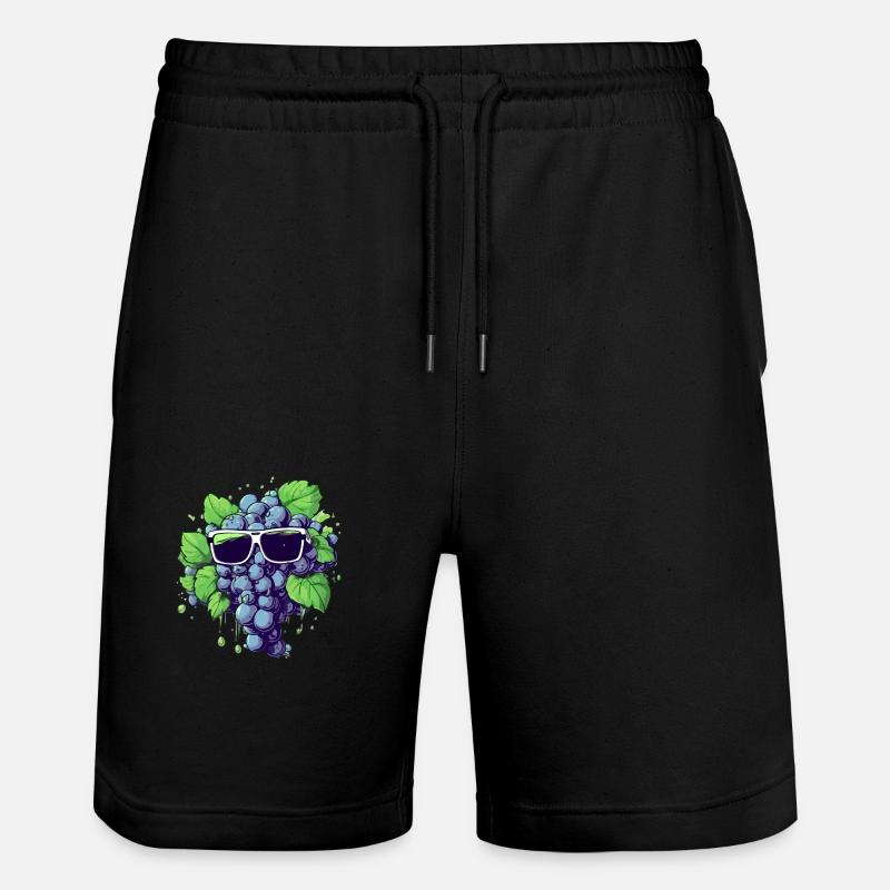 Grappe de raisin Harry - Short de jogging bio TRAINER Stanley/Stella unisexe - noir