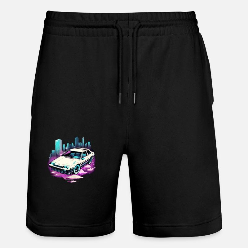 Voiture flèche d'argent - Short de jogging bio TRAINER Stanley/Stella unisexe - noir
