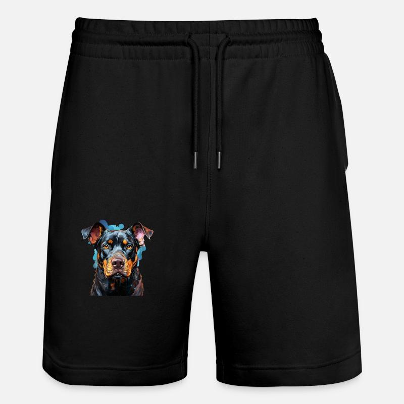 Chien - Short de jogging bio TRAINER Stanley/Stella unisexe - noir