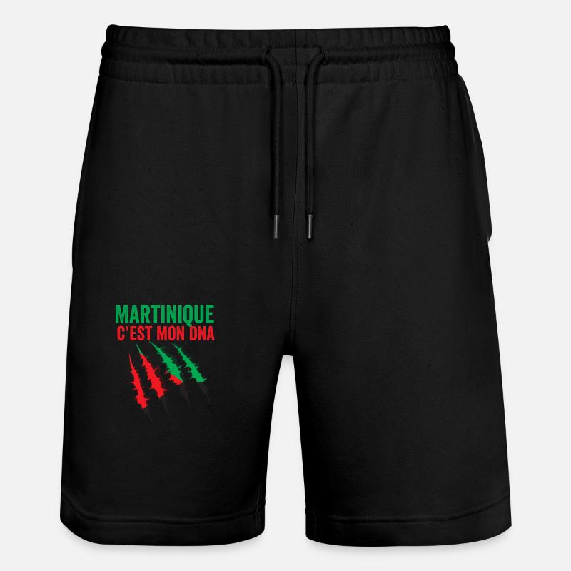 Martinique C'est Mon Dna - Short de jogging bio TRAINER Stanley/Stella unisexe - noir