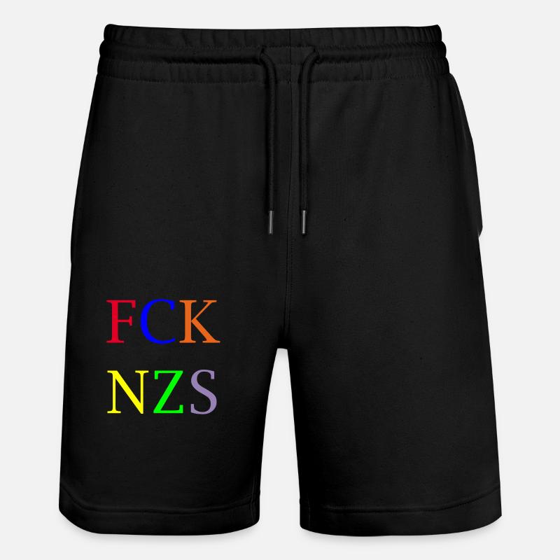 FCK NZS - Short de jogging bio TRAINER Stanley/Stella unisexe - noir