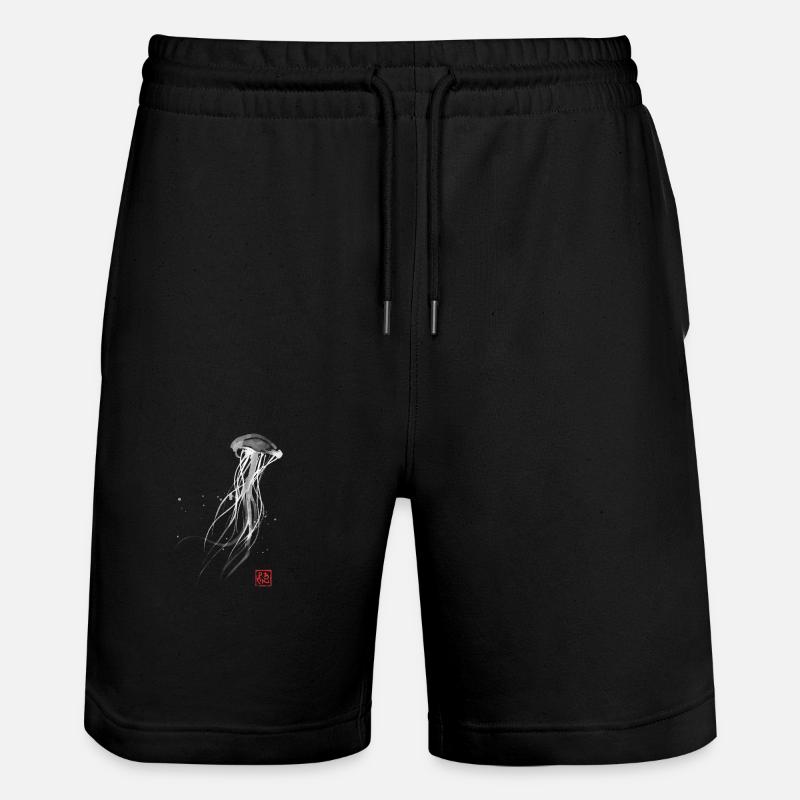 meduse - Short de jogging bio TRAINER Stanley/Stella unisexe - noir