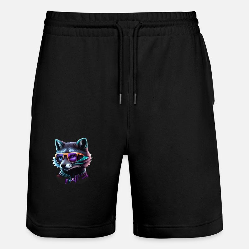 Renard - Short de jogging bio TRAINER Stanley/Stella unisexe - noir