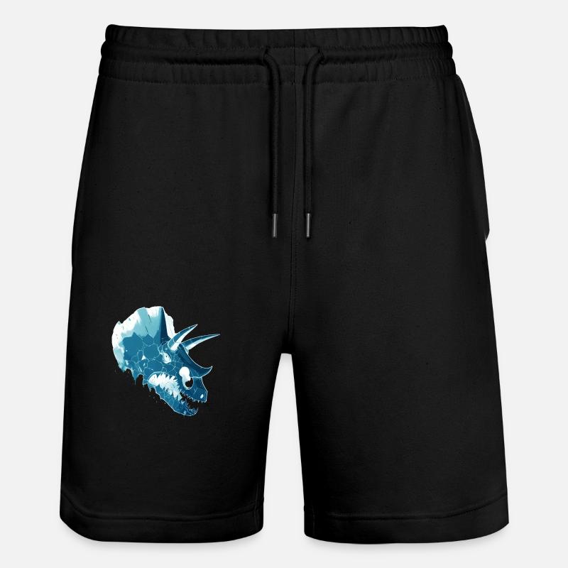 Tête de dinosaure - Short de jogging bio TRAINER Stanley/Stella unisexe - noir