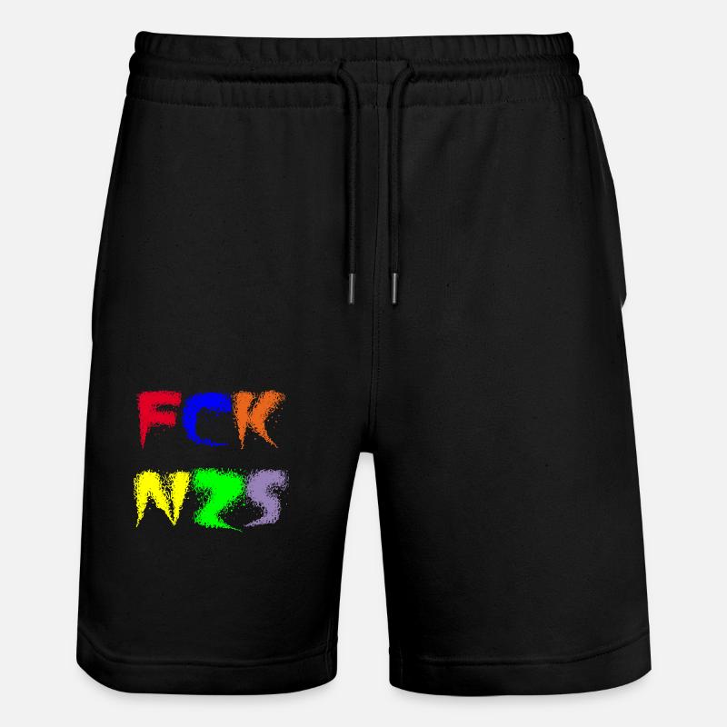 FCK NZS - Short de jogging bio TRAINER Stanley/Stella unisexe - noir
