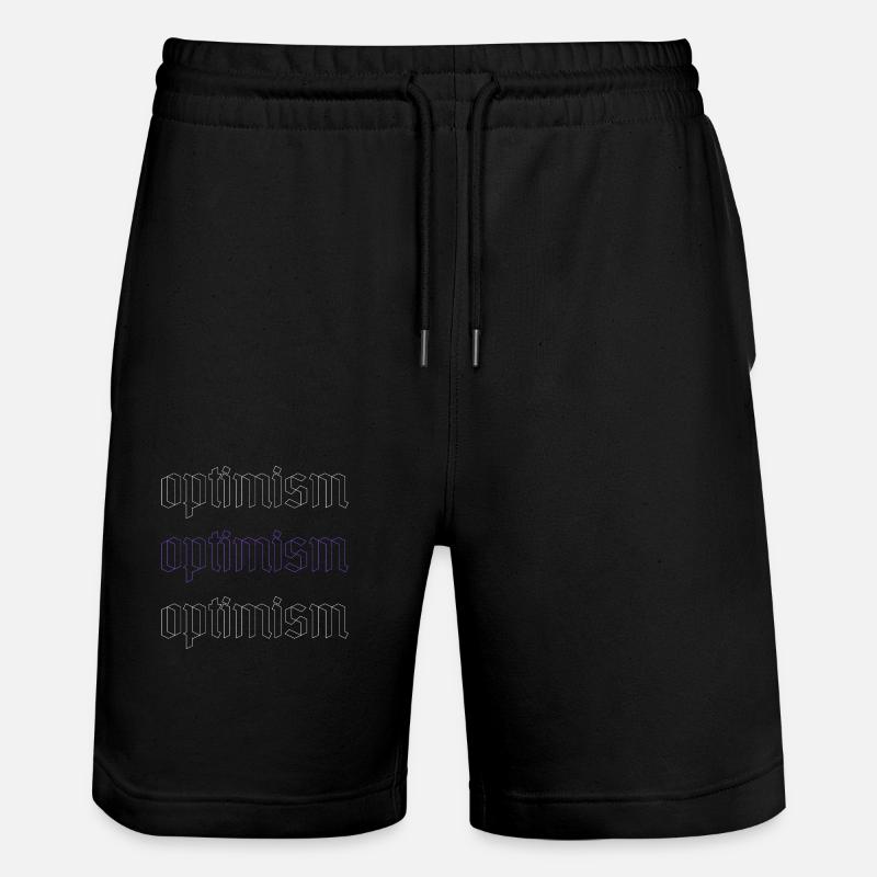 optimism - Stanley/Stella Unisex Bio Joggingshorts Trainer  - Schwarz