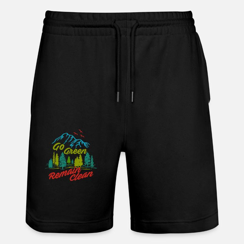 Passez au vert, restez propre - Short de jogging bio TRAINER Stanley/Stella unisexe - noir