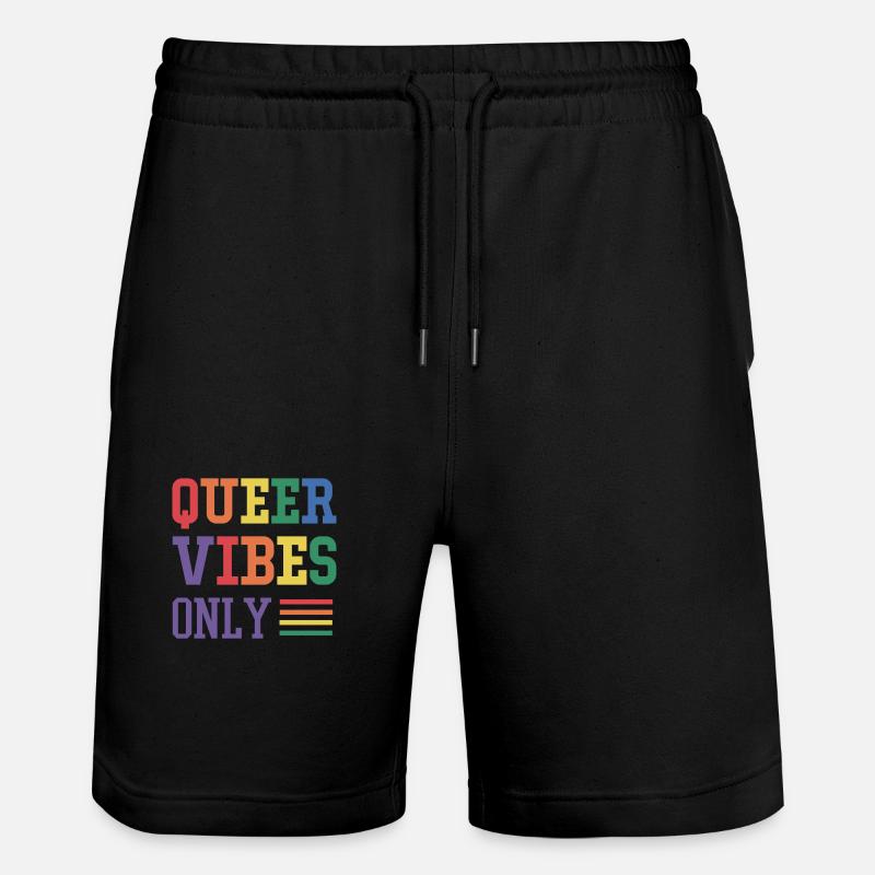 Uniquement des vibrations queer - Short de jogging bio TRAINER Stanley/Stella unisexe - noir