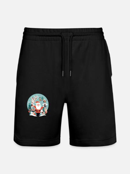 The magic of Christmas - Stanley/Stella Trainer Unisex Organic Jogging Shorts - black