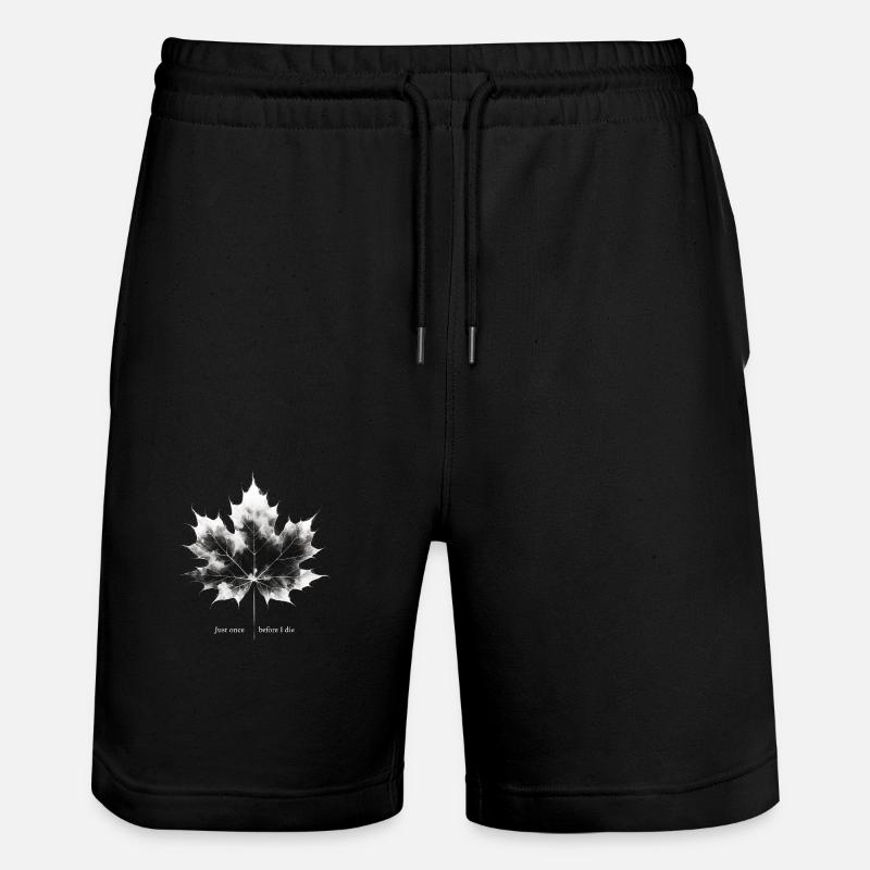 Maple Leafs Dream - Stanley/Stella Unisex Bio Joggingshorts Trainer  - Schwarz