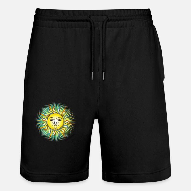 Wintersonnenwende 04 - Stanley/Stella Unisex Bio Joggingshorts Trainer  - Schwarz