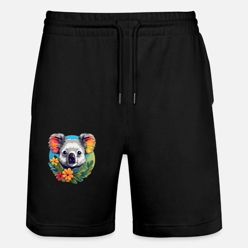 Koala - Short de jogging bio TRAINER Stanley/Stella unisexe - noir