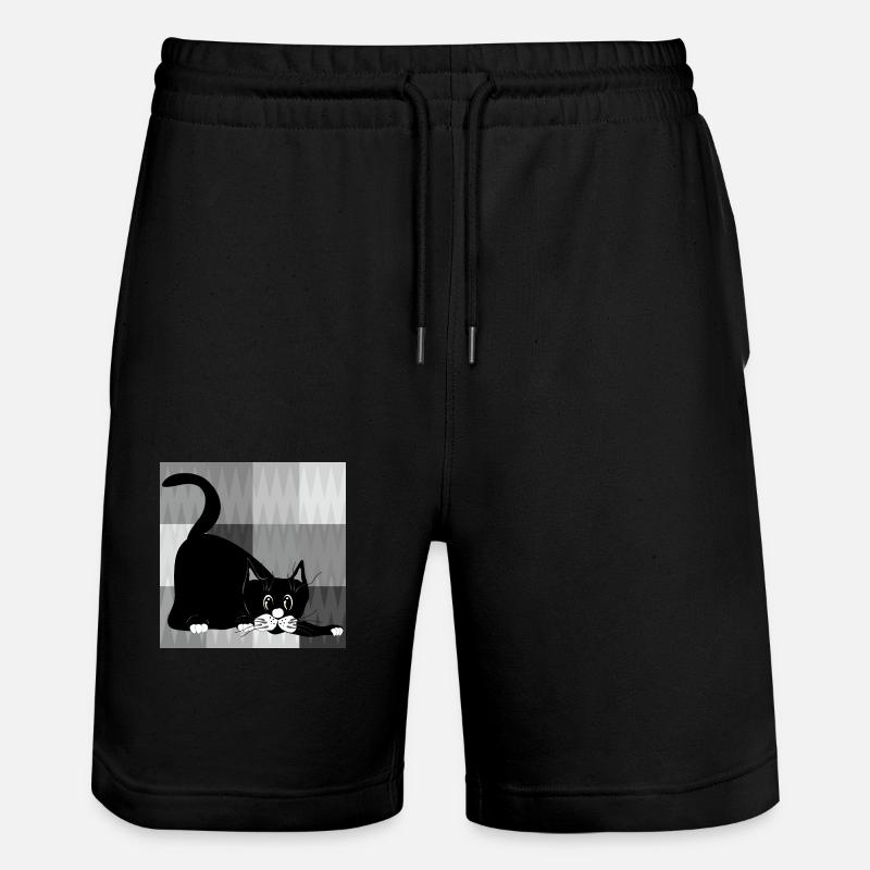 Chat - Short de jogging bio TRAINER Stanley/Stella unisexe - noir