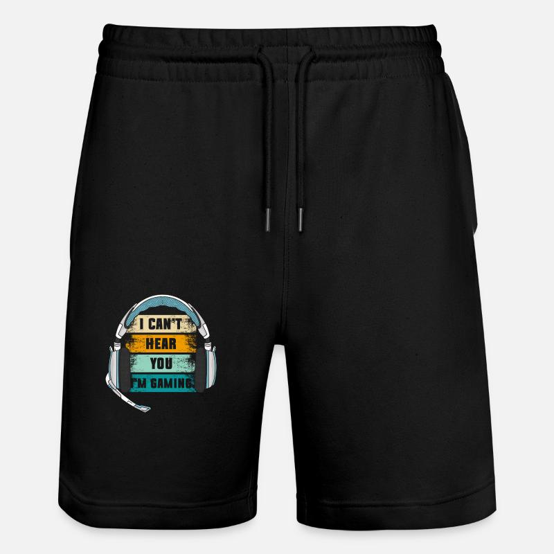 PC Gamer Game Manette de jeu - Short de jogging bio TRAINER Stanley/Stella unisexe - noir