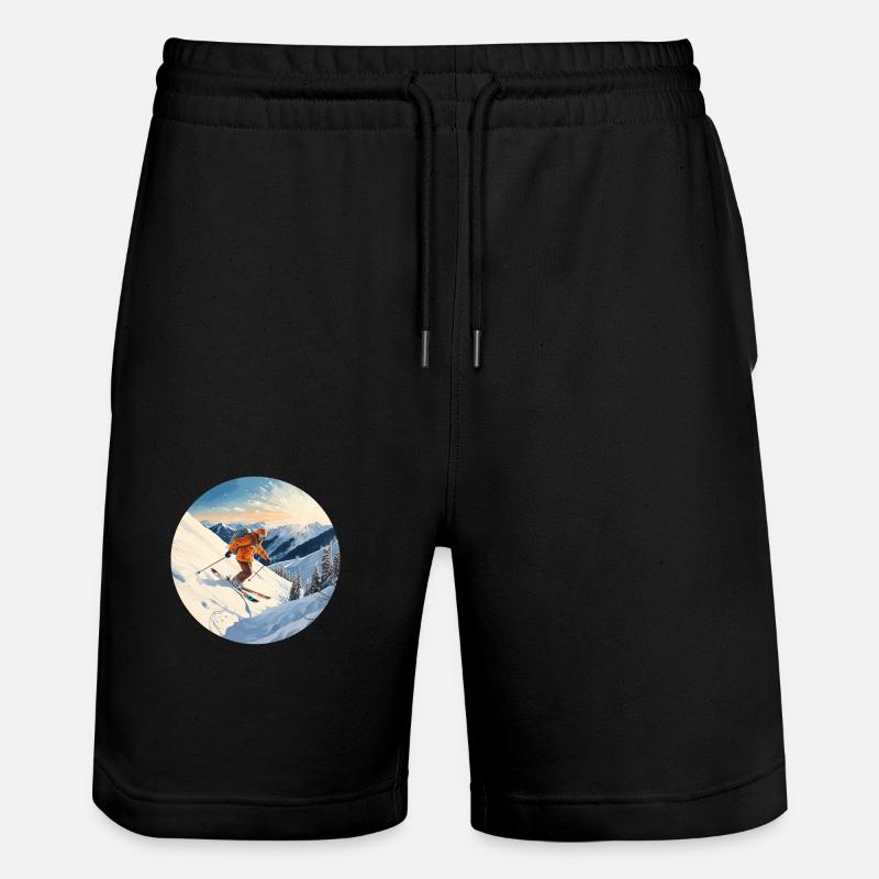 Sensations fortes alpines - Short de jogging bio TRAINER Stanley/Stella unisexe - noir