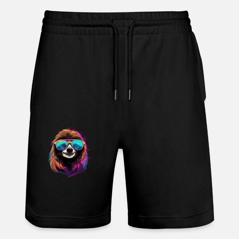 Paresseux cool - Short de jogging bio TRAINER Stanley/Stella unisexe - noir