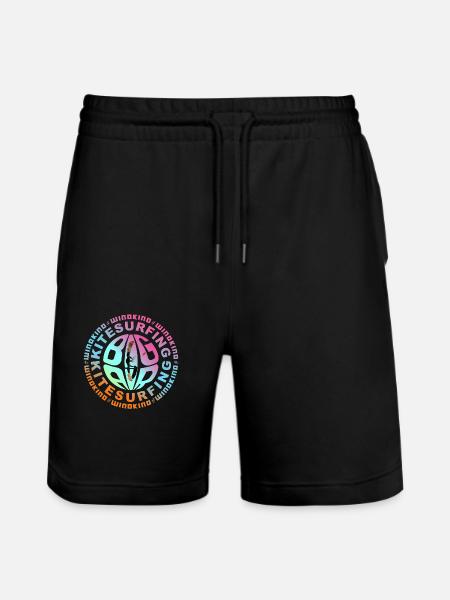 Kitesurfing - Stanley/Stella Trainer Unisex Organic Jogging Shorts - black