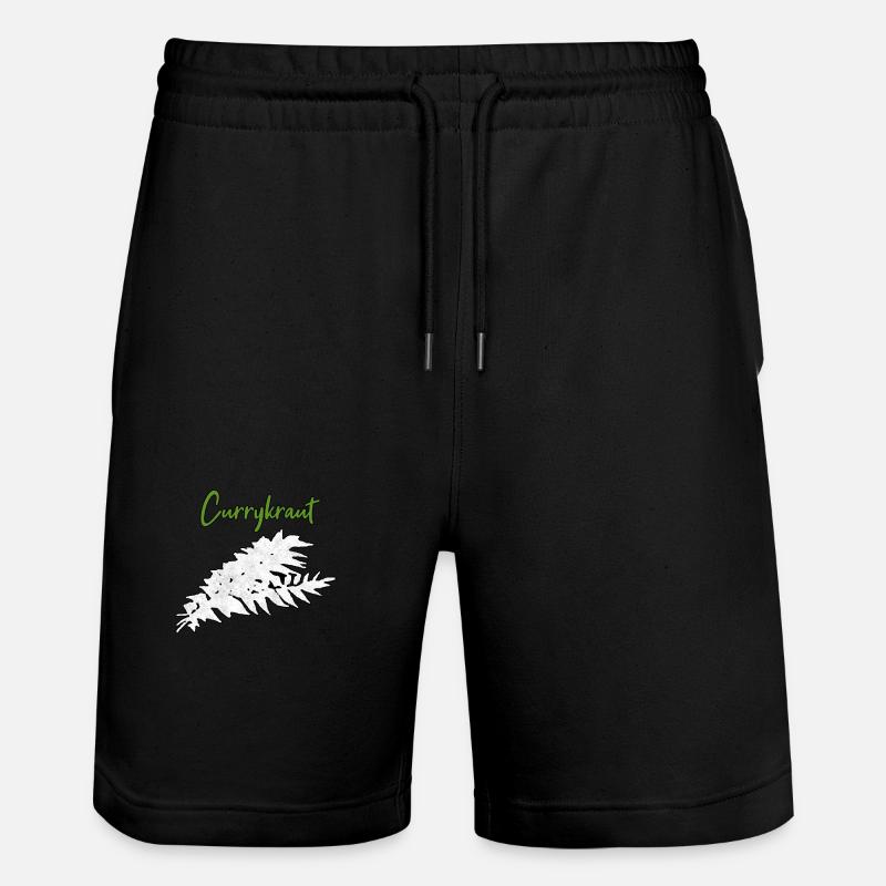 Herbes au curry - Short de jogging bio TRAINER Stanley/Stella unisexe - noir