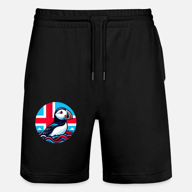 Islande Islande 1 - Short de jogging bio TRAINER Stanley/Stella unisexe - noir