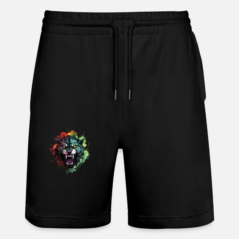 Powerful elegance with every step - Stanley/Stella Trainer Unisex Organic Jogging Shorts - black