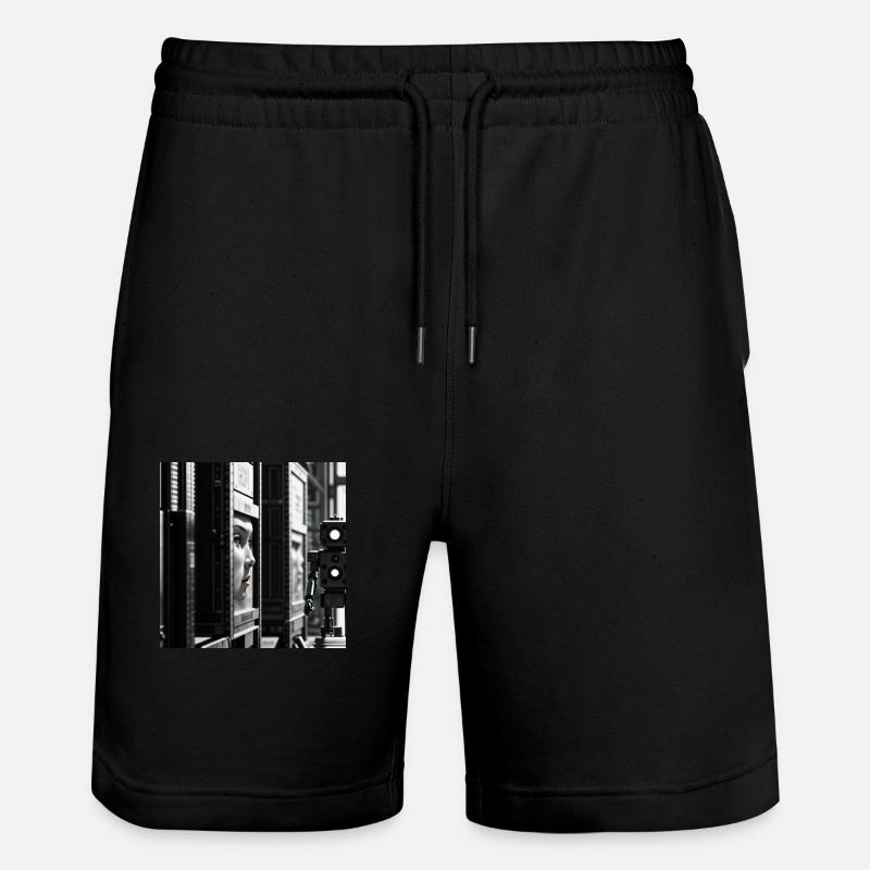 Robot 1 - Short de jogging bio TRAINER Stanley/Stella unisexe - noir