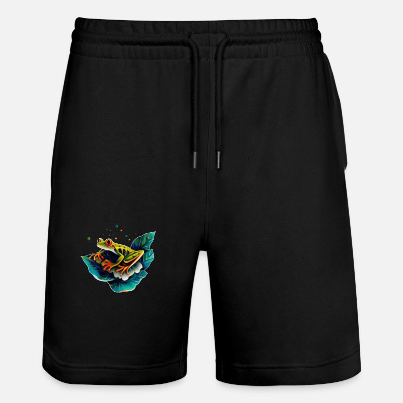 Grenouille - Short de jogging bio TRAINER Stanley/Stella unisexe - noir