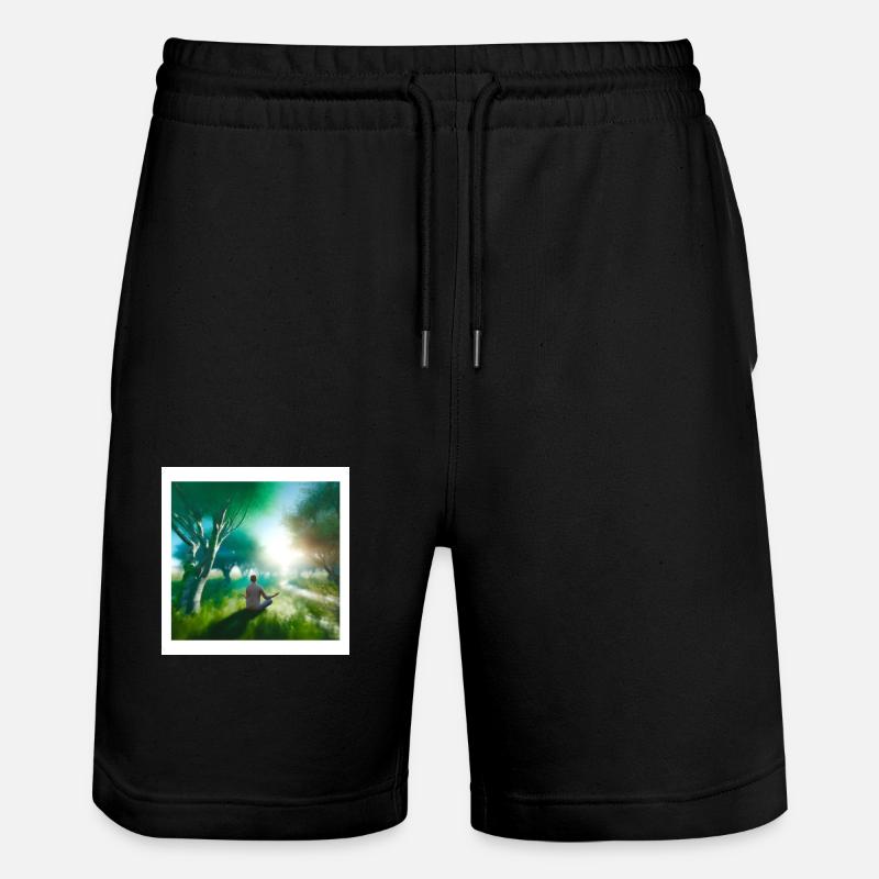 Selbstliebe - Stanley/Stella Unisex Bio Joggingshorts Trainer  - Schwarz