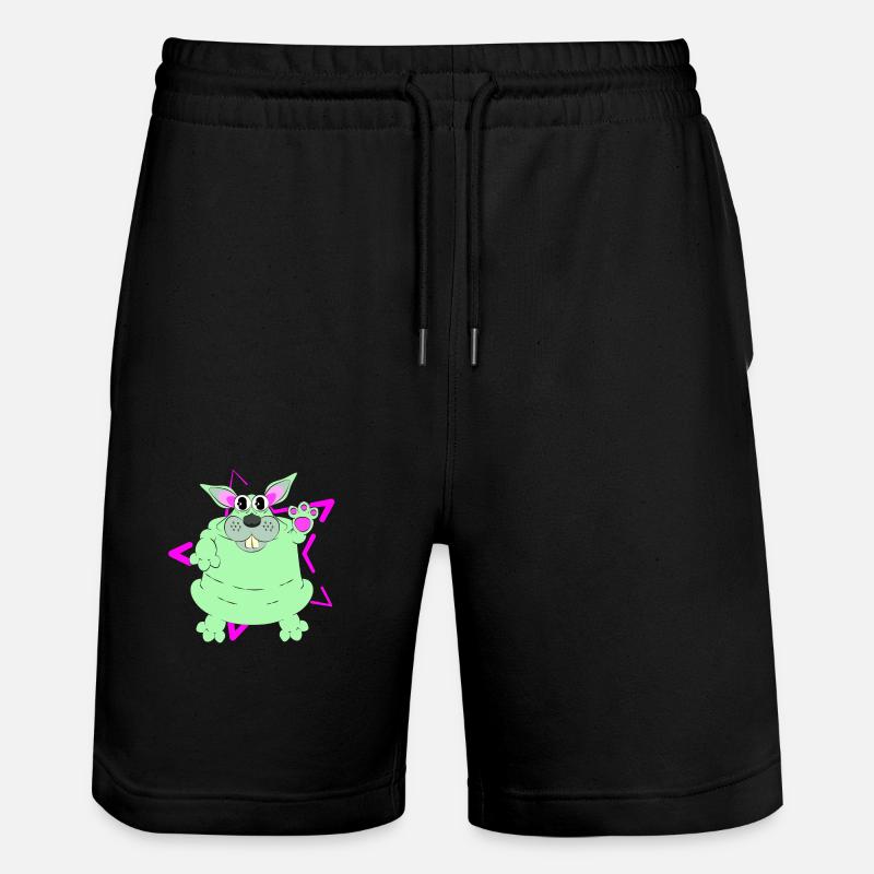 JAMAIS VU - Short de jogging bio TRAINER Stanley/Stella unisexe - noir