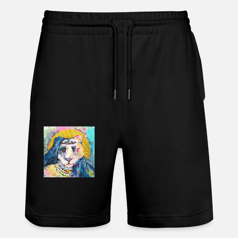 Imperator-Löwe - Stanley/Stella Unisex Bio Joggingshorts Trainer  - Schwarz