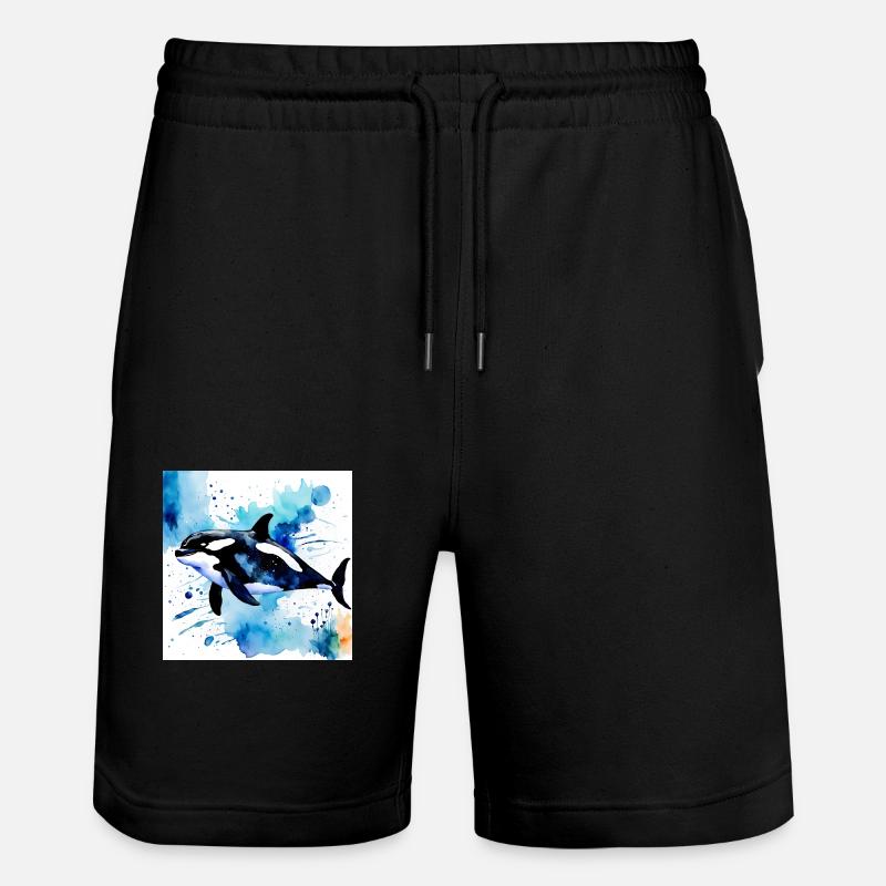 Style orque - Short de jogging bio TRAINER Stanley/Stella unisexe - noir