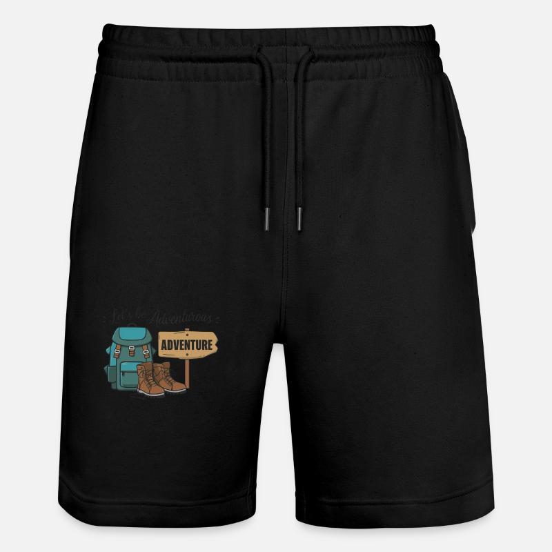 Soyons aventureux. - Short de jogging bio TRAINER Stanley/Stella unisexe - noir