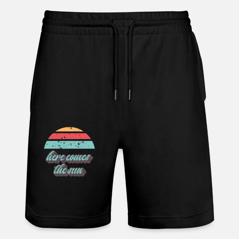 Coucher de soleil - Short de jogging bio TRAINER Stanley/Stella unisexe - noir