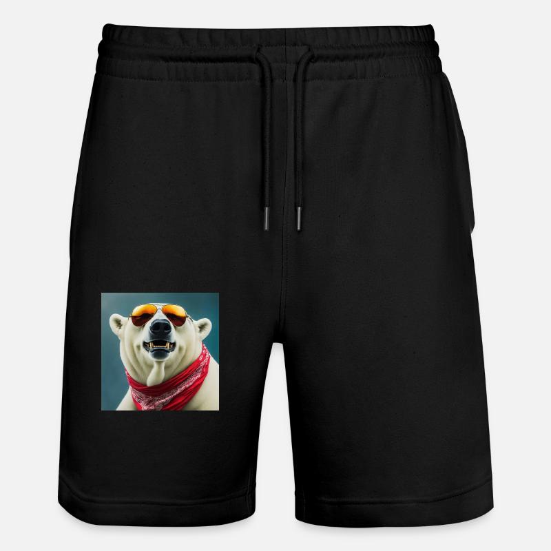 Abat-jour Cool Bear - Short de jogging bio TRAINER Stanley/Stella unisexe - noir