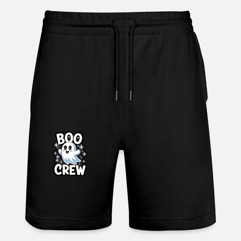 Doux fantôme – Boo Crew - Short de jogging bio TRAINER Stanley/Stella unisexe - noir