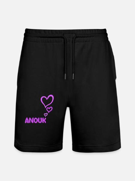 Gift for Anouk - Stanley/Stella Trainer Unisex Organic Jogging Shorts - black
