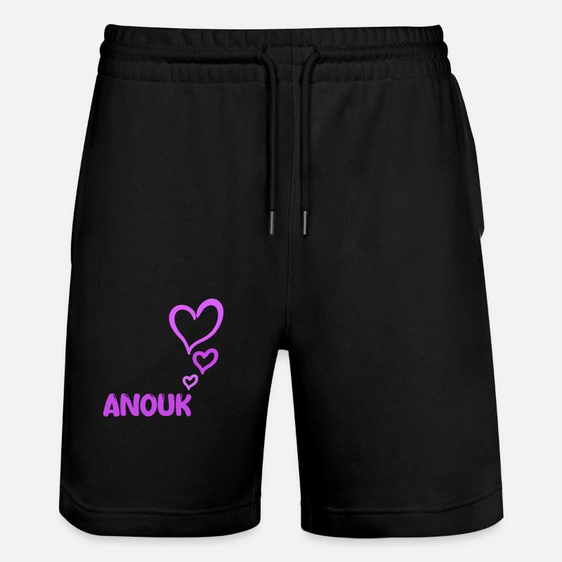 Gift for Anouk - Stanley/Stella Trainer Unisex Organic Jogging Shorts - black
