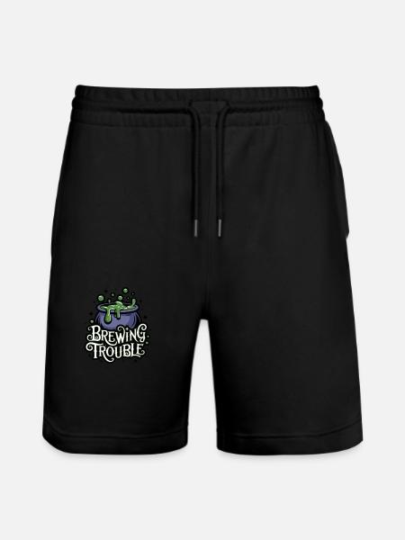 Hexenkessel – Brewing Trouble - Stanley/Stella Trainer Unisex Organic Jogging Shorts - black