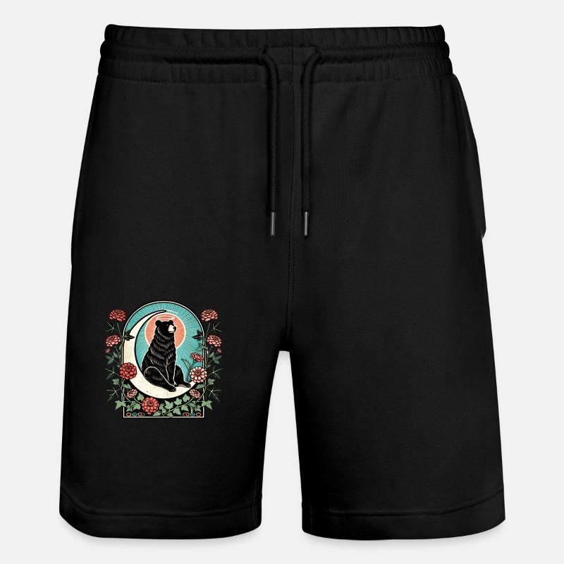 Baribal - Short de jogging bio TRAINER Stanley/Stella unisexe - noir