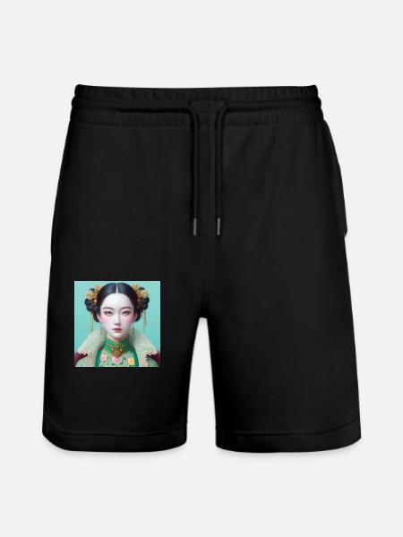 Fille papillon - Short de jogging bio TRAINER Stanley/Stella unisexe - noir